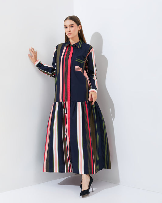 ADELLA DRESS MIXPINK (PRE-ORDER)