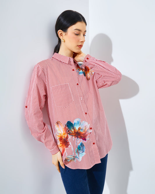 Renata Shirt Red