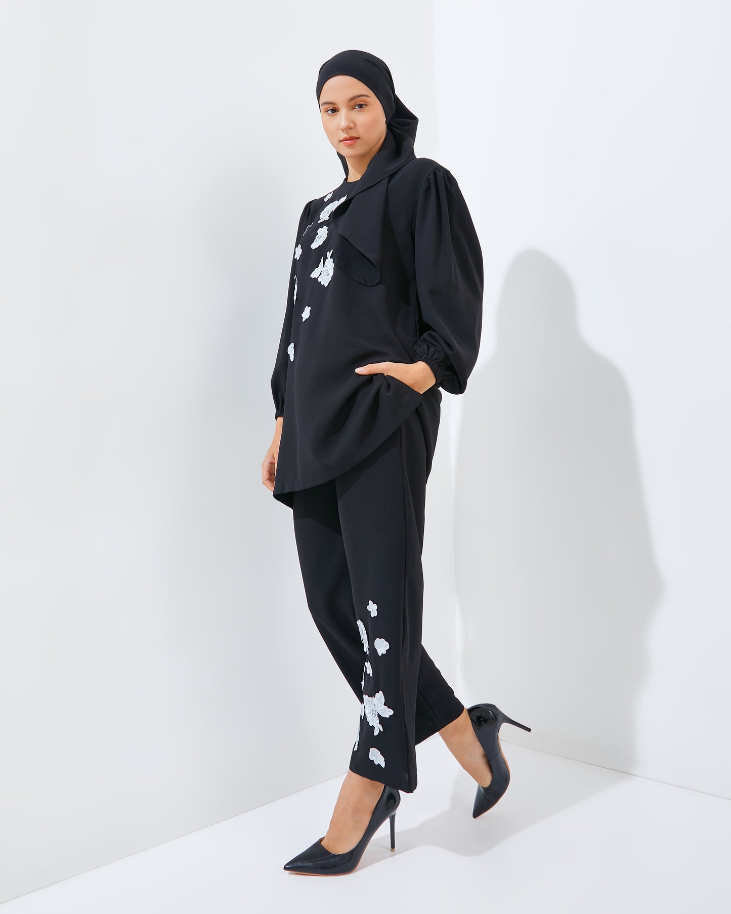 RADDIYA SET RAYYA BLACK (PRE-ORDER)