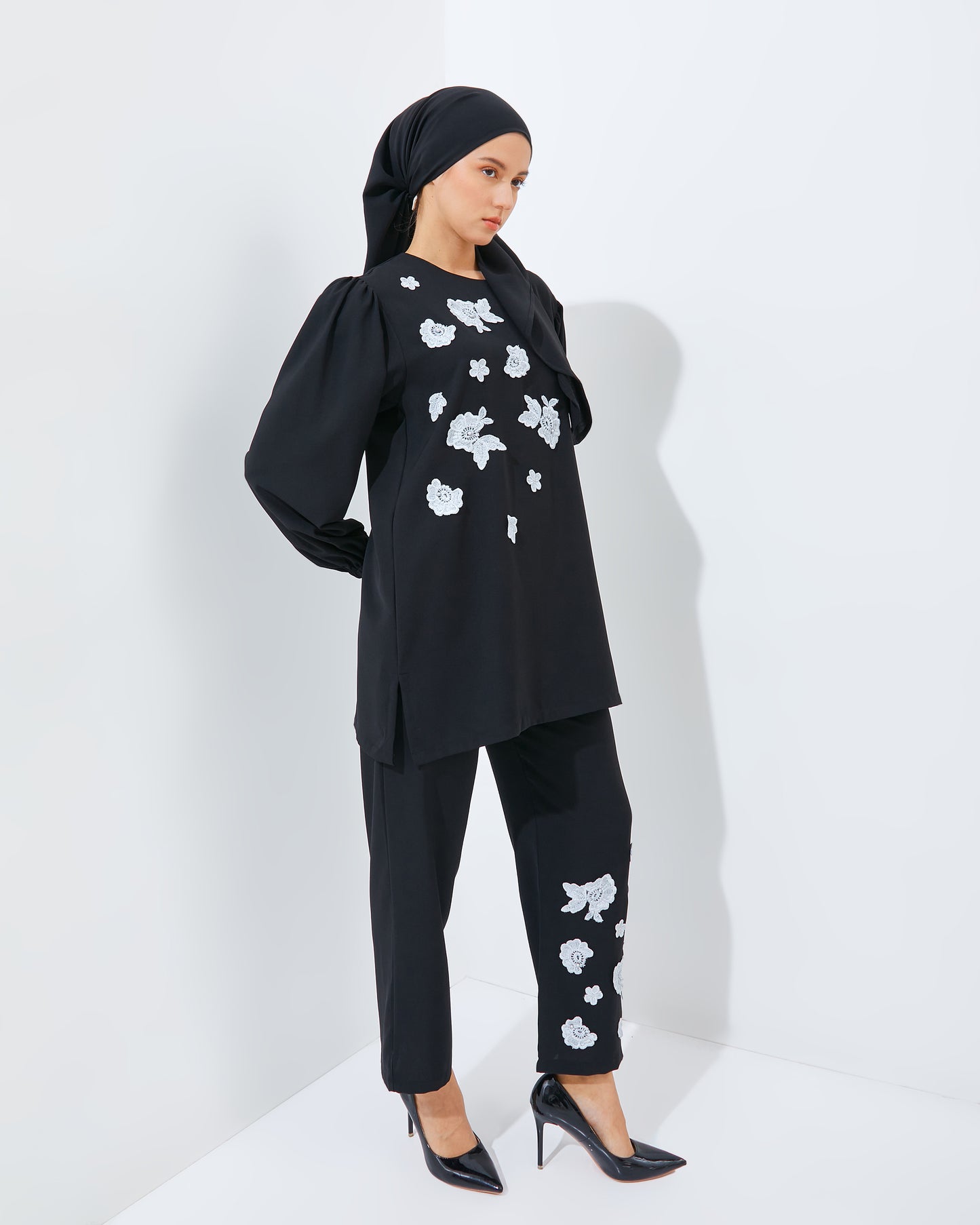 RADDIYA SET RAYYA BLACK (PRE-ORDER)