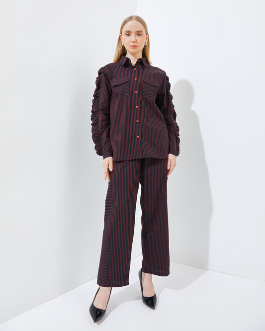 Xenna Set in Black-Red (PRE-ORDER)