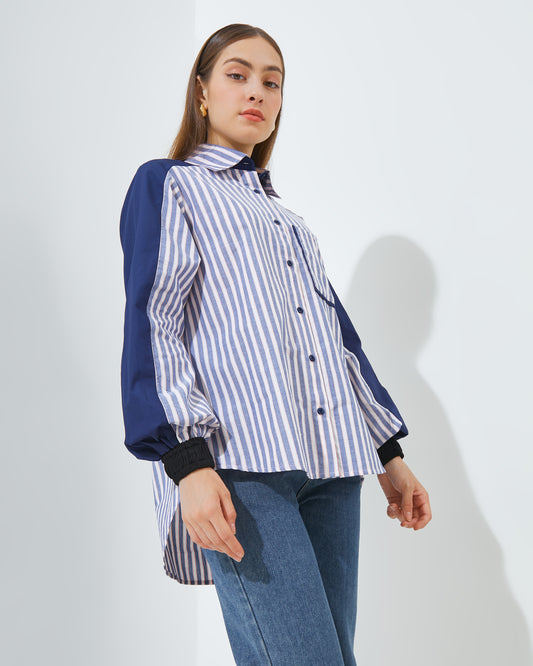 Bonnie Shirt in Blue (PRE ORDER)