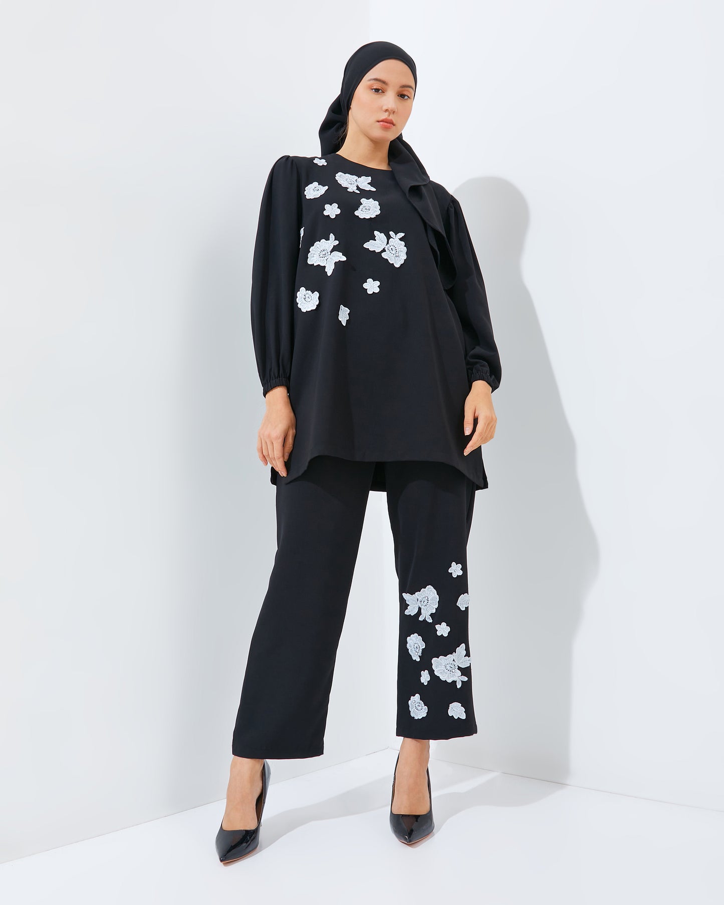 RADDIYA SET RAYYA BLACK (PRE-ORDER)