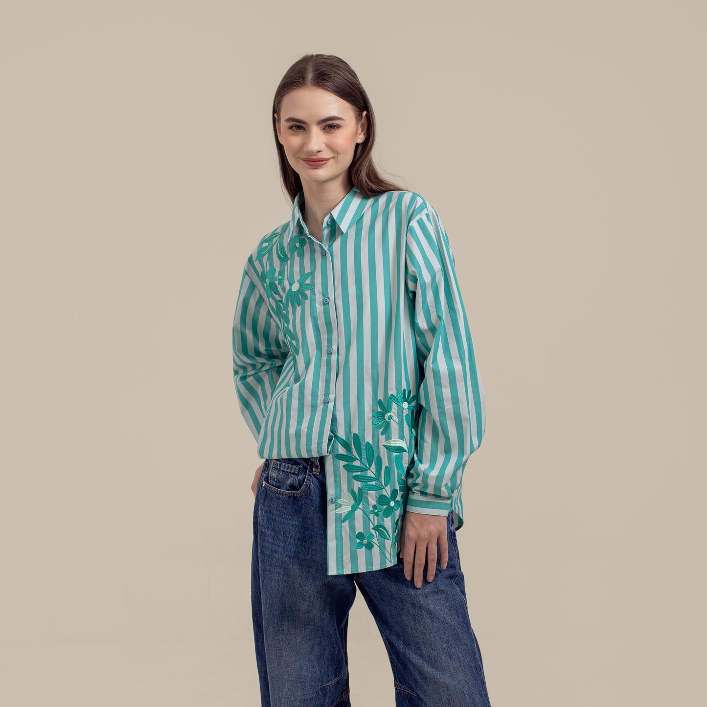 HANNIYA STRIPE GREEN
