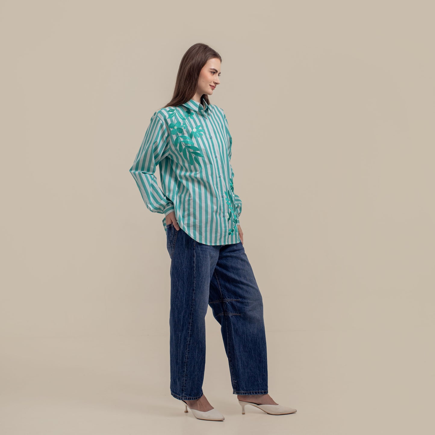 HANNIYA STRIPE GREEN