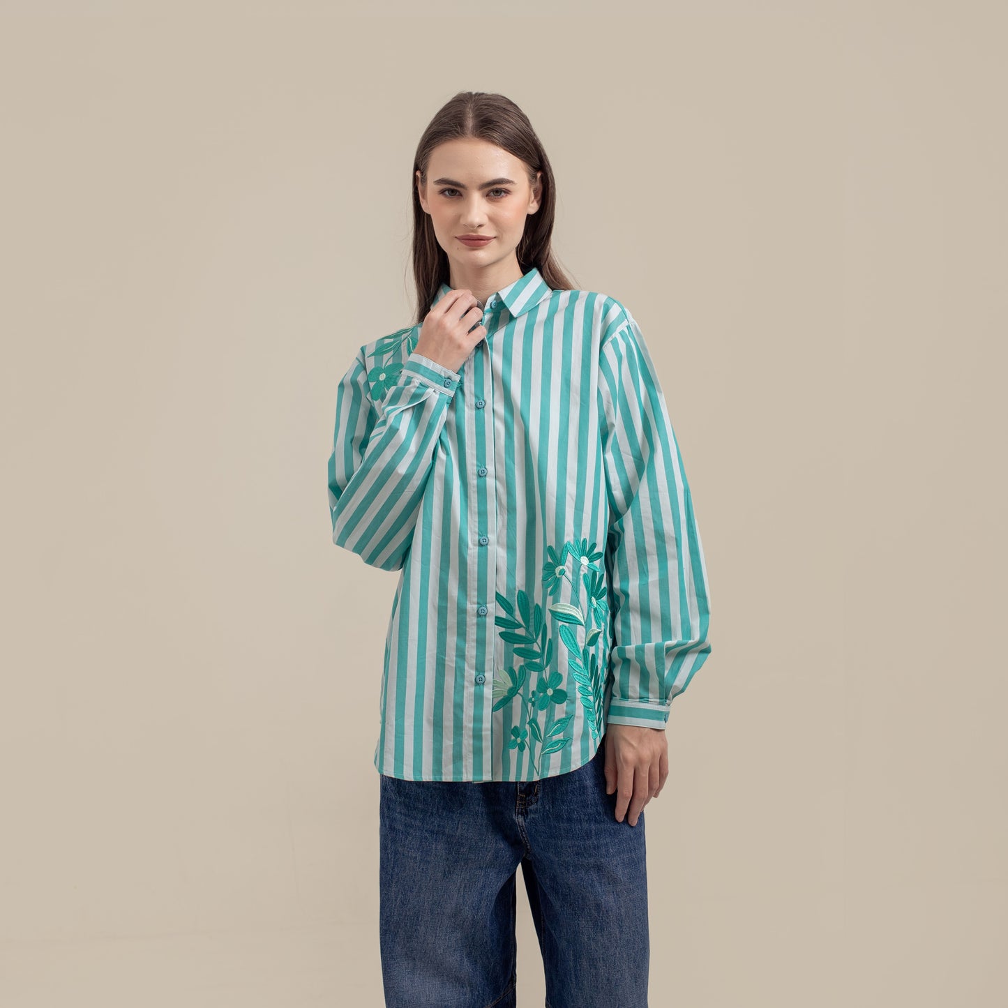 HANNIYA STRIPE GREEN