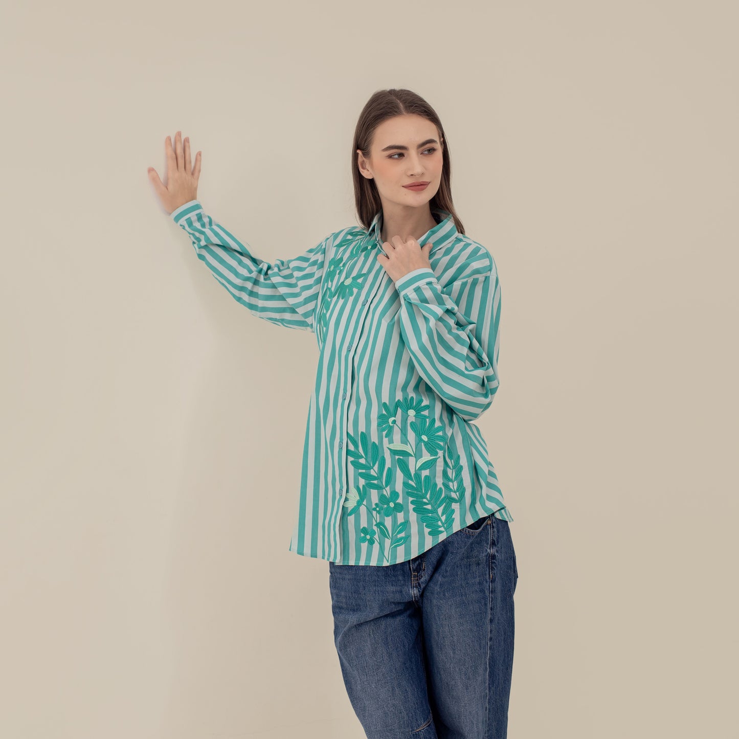HANNIYA STRIPE GREEN