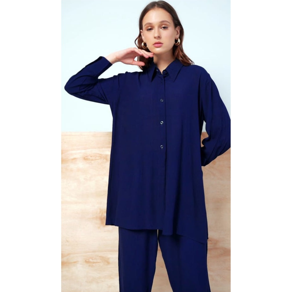 ALEENA  NAVY SET
