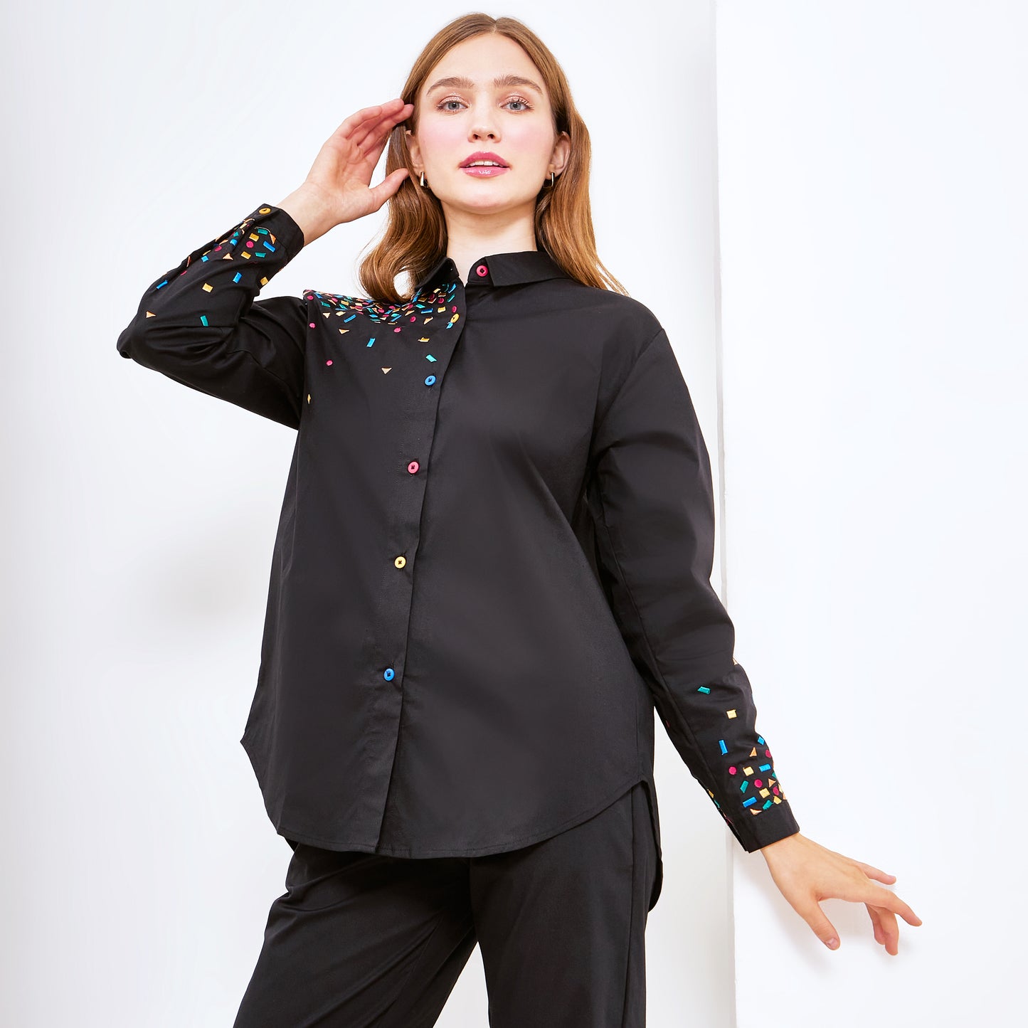 Mille Embro Matching set Black