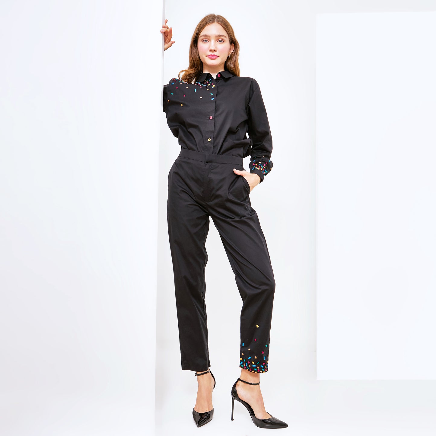 Mille Embro Matching set Black