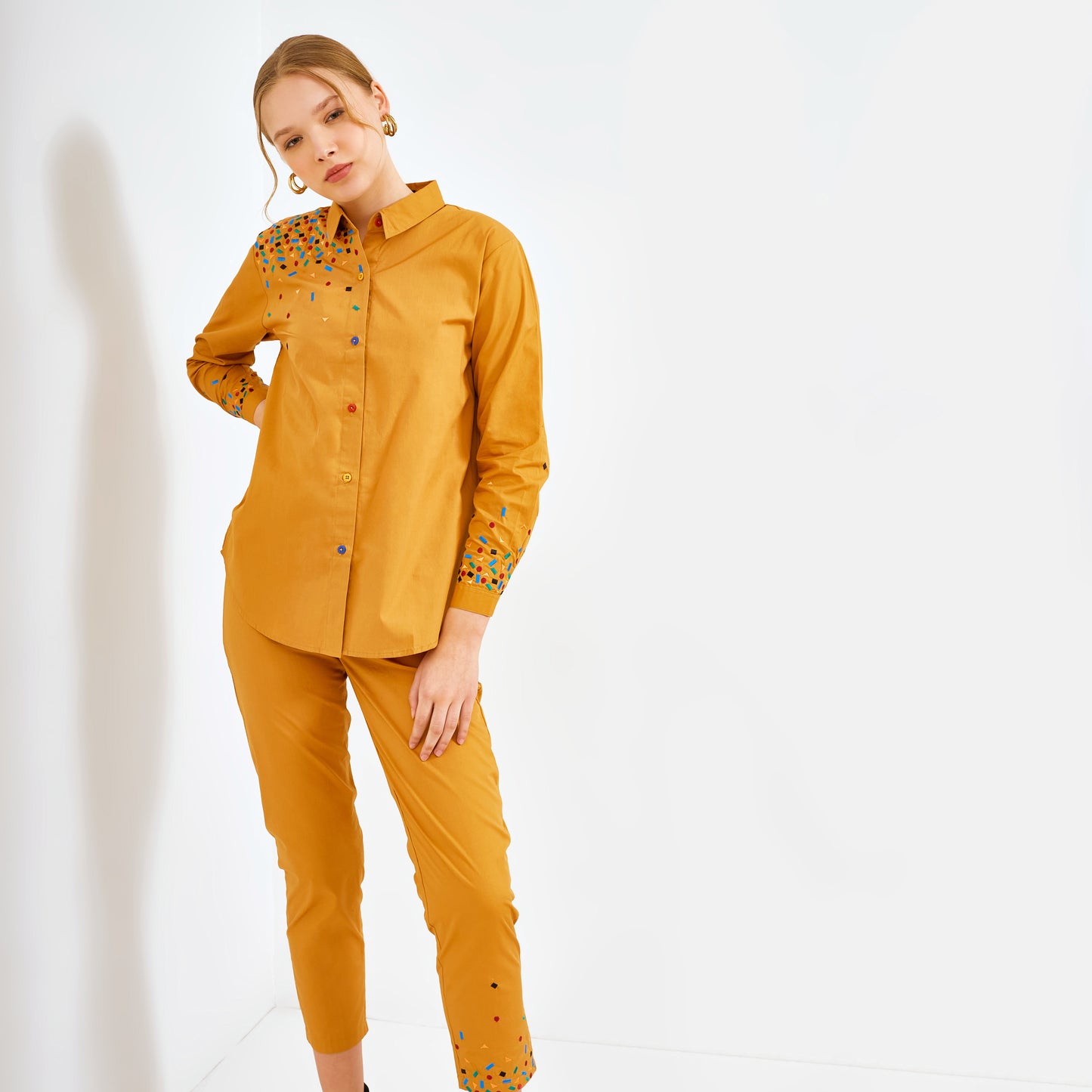 Mille Embro Matching set Brown