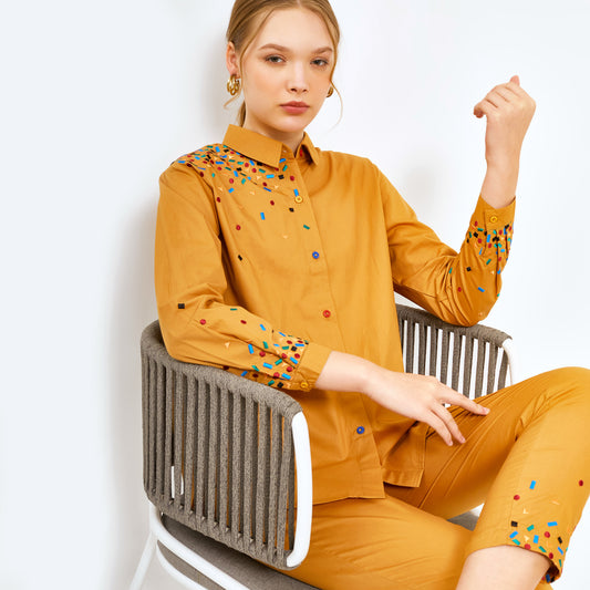 Mille Embro Matching set Brown