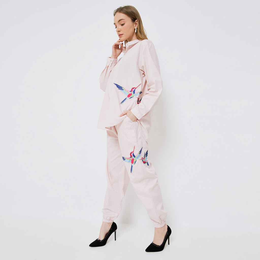 HURI BABY PINK LONGSET