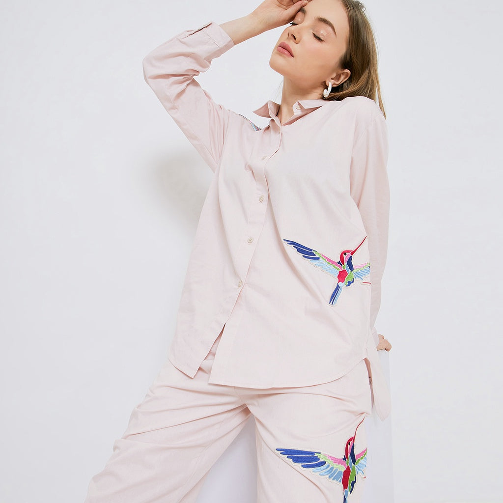 HURI BABY PINK LONGSET