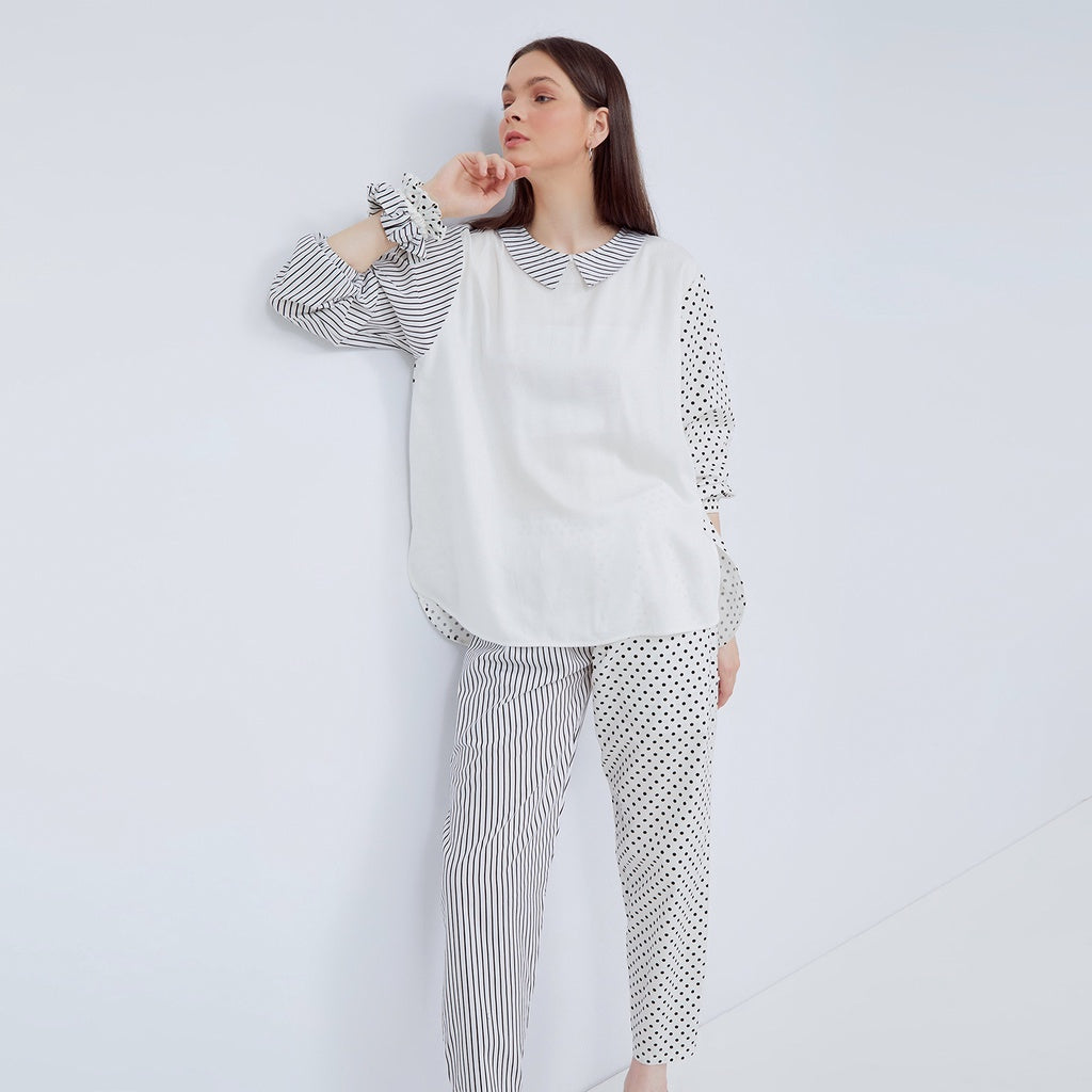 Bechara White Long Set