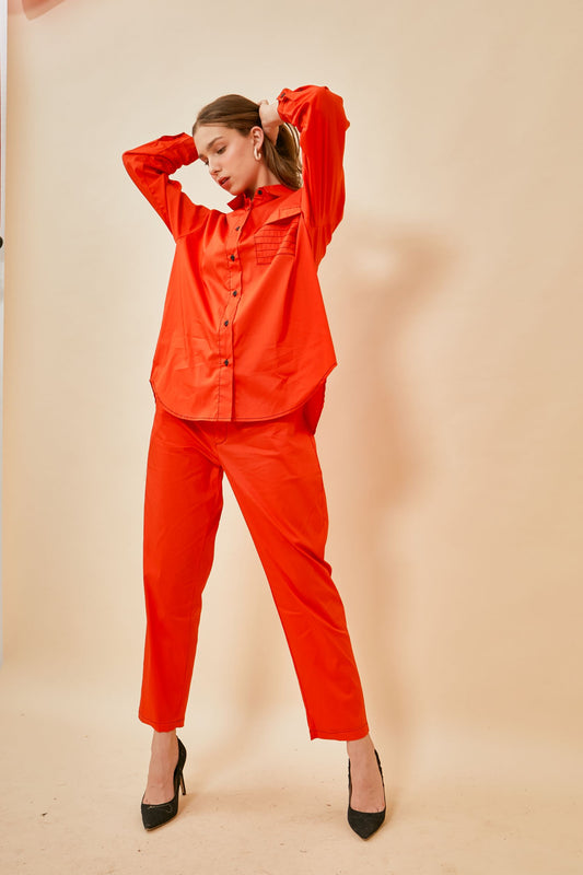 Aidy Orange Longset